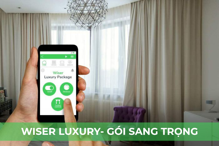 lắp đặt nhà thông minh schneider, wiser smarthome, gói sang trọng, tại Vũng Tàu