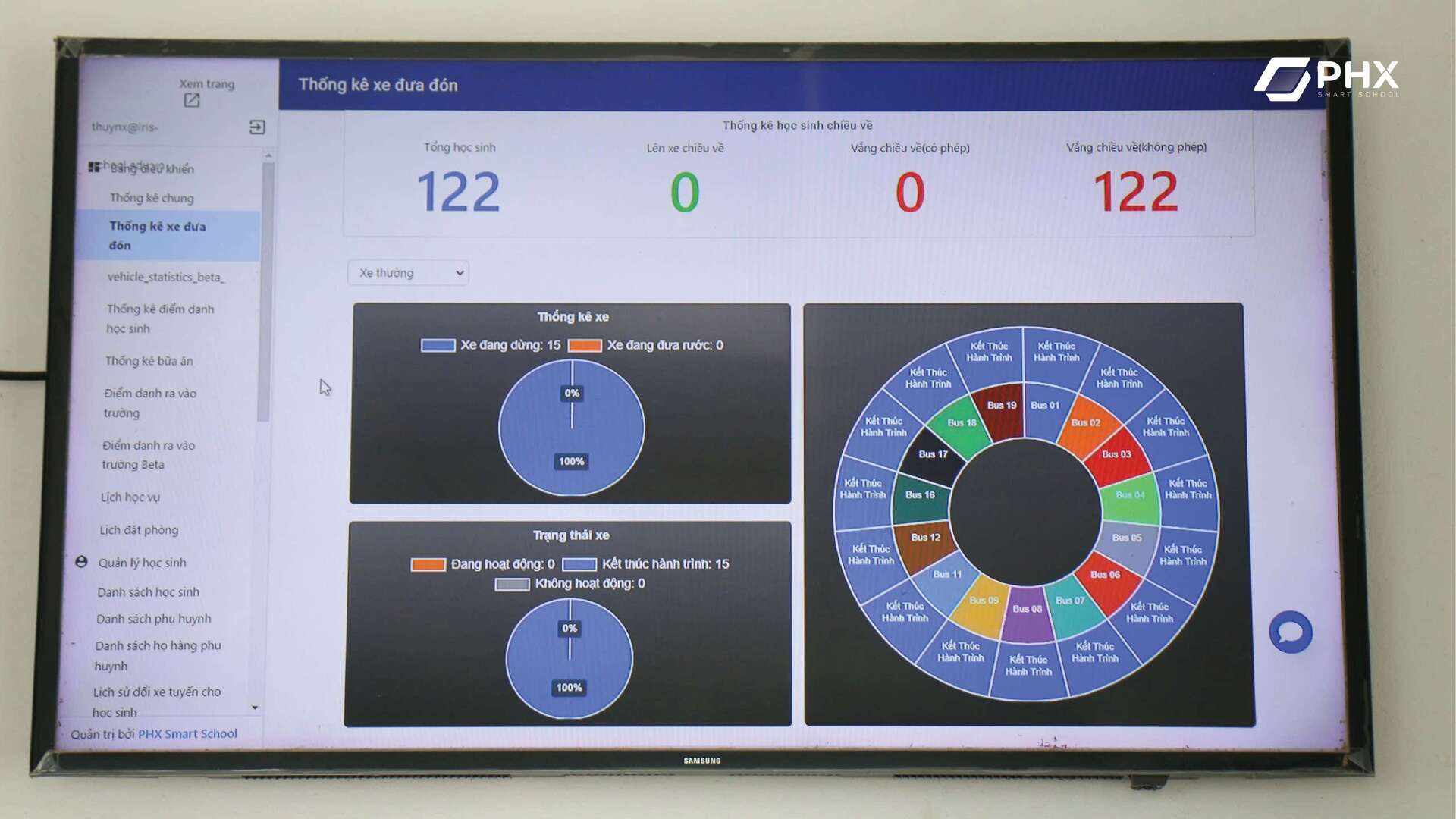 bus trường học thông minh