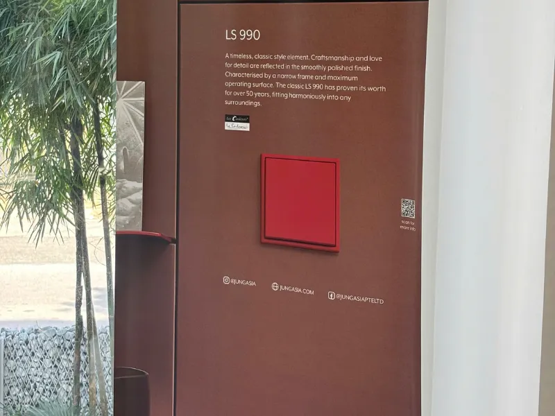 Dòng LS 990 kinh điển – Biểu tượng thiết kế tối giản của nhà thông minh thương hiệu Jung