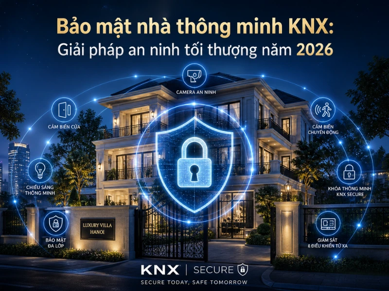 Bảo mật nhà thông minh KNX - Giải pháp an ninh tối thượng năm 2026