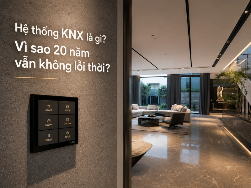Hệ thống KNX là gì - Giải pháp nhà thông minh tiêu chuẩn châu Âu cho biệt thự cao cấp