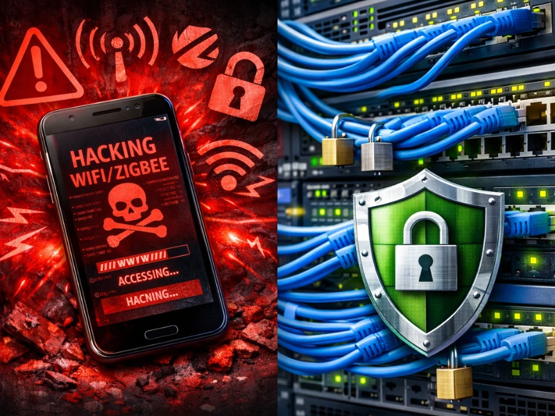 Giải mã nỗi lo nhà thông minh KNX có bị hack không so với các chuẩn không dây phổ thông
