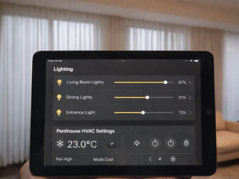 Ứng dụng nhà thông minh KNX trong điều khiển chiếu sáng và điều hòa không khí